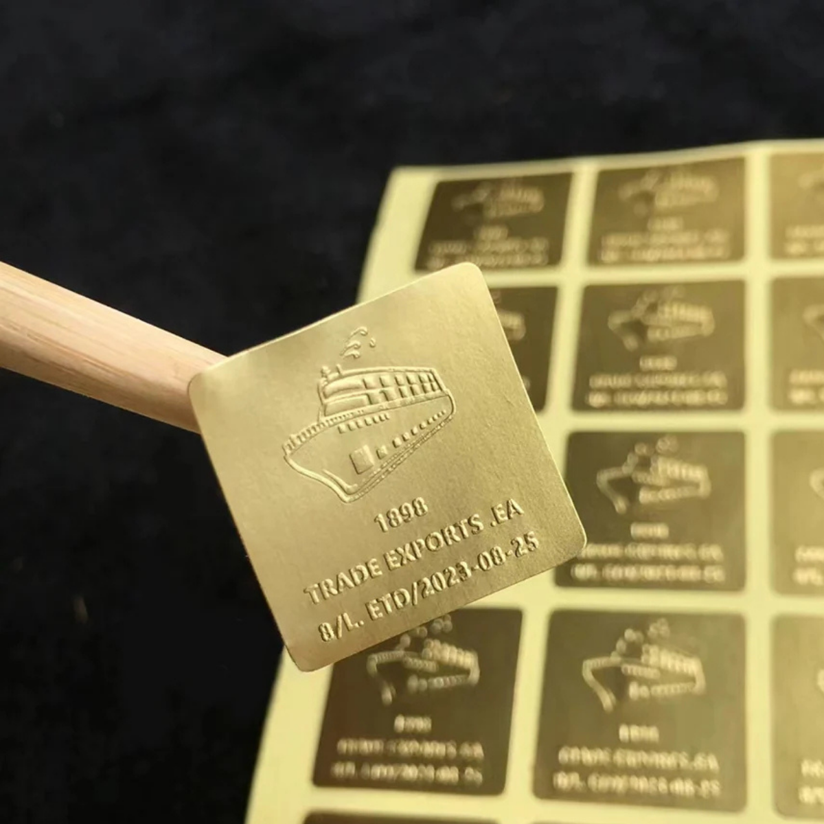 Everything You Need to Know About Custom Embossed Square Stickers