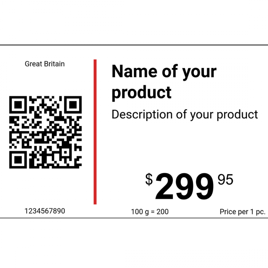 Barcode Price Stickers