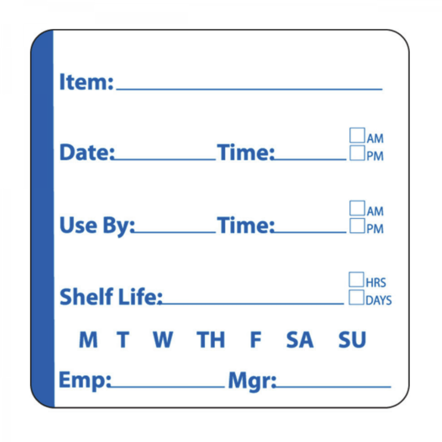Freezer-Safe Square Stickers