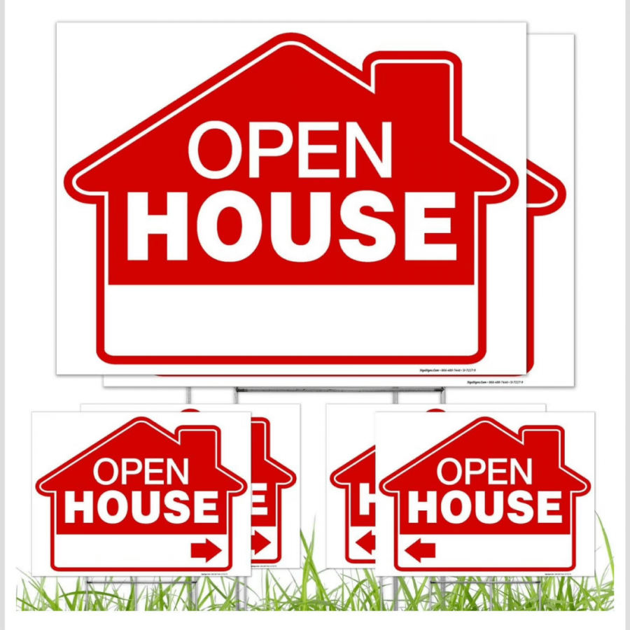Open House Stickers