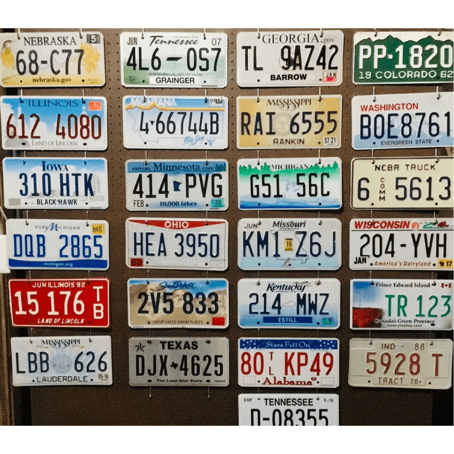 Vehicle Number Decals