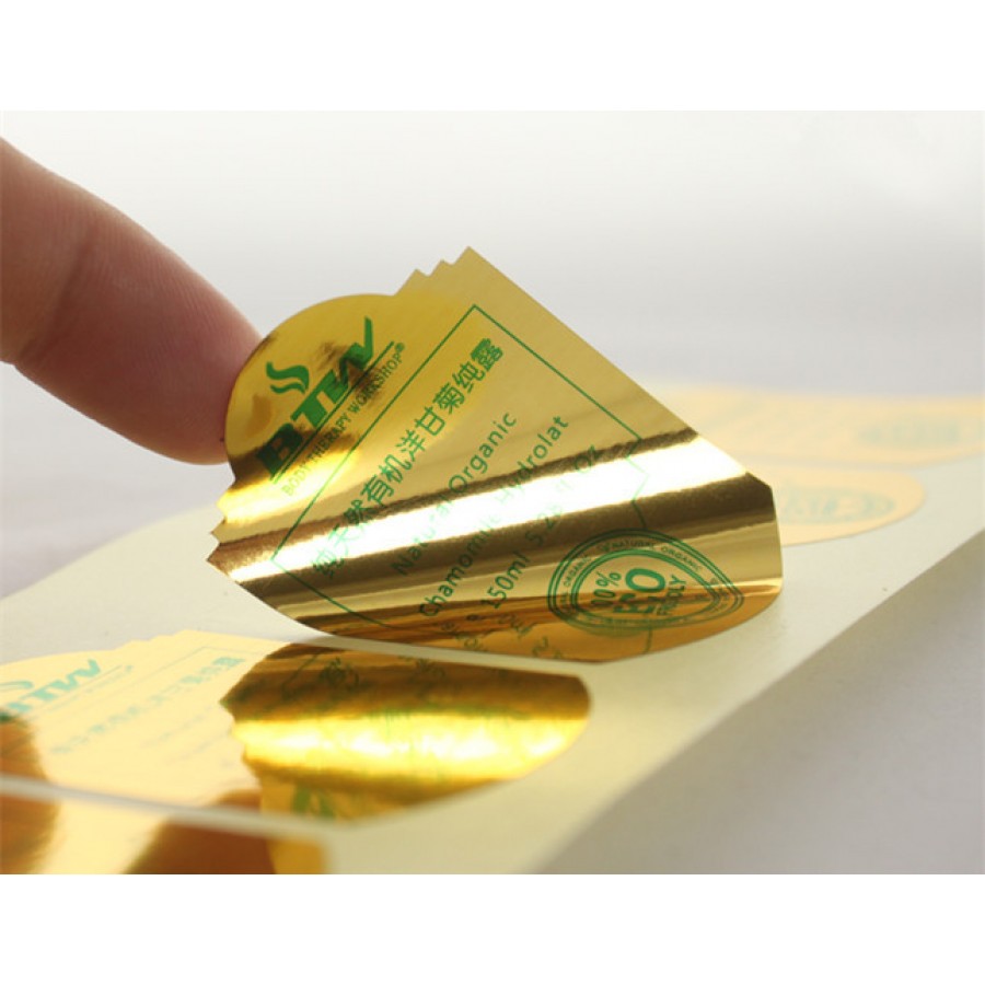 Custom Gold Labels