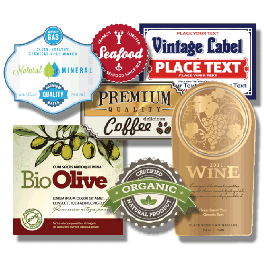 Custom Health & Beauty Labels