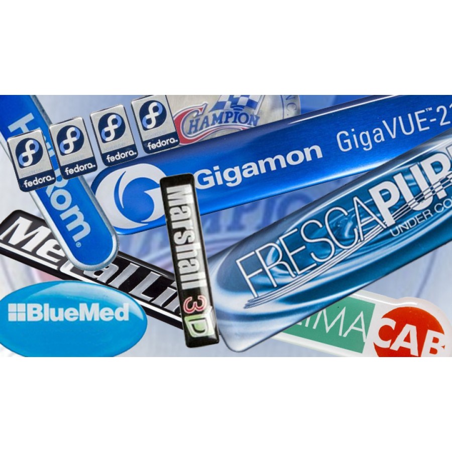 Die Cut Resin Domed Labels Printing