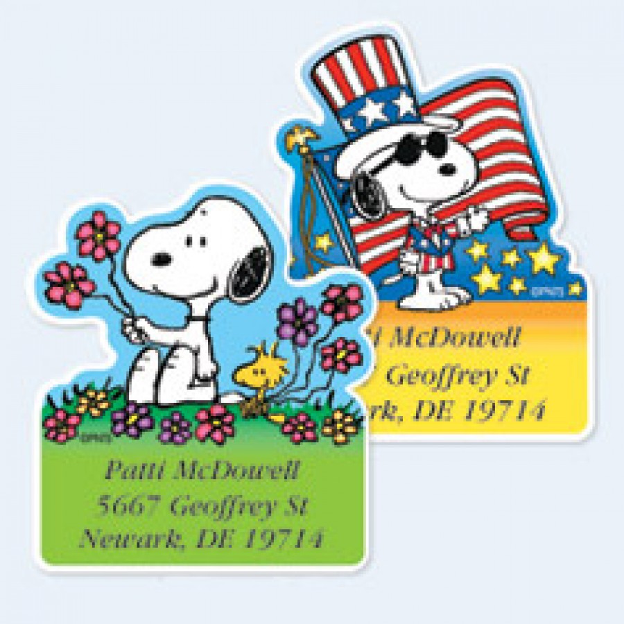 Die Cut Return Address Label Printing