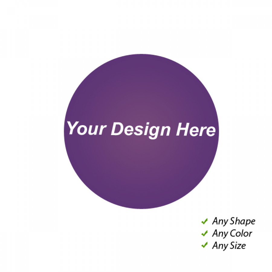 Round Frosted / Etched Labels