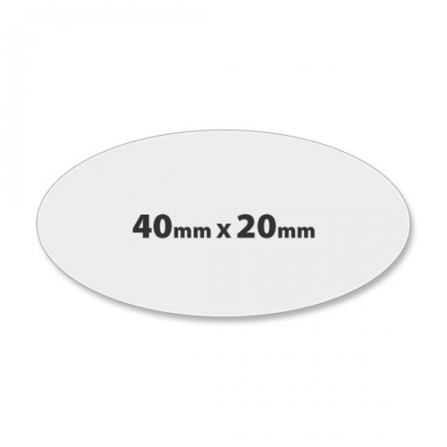 Oval Paper Label Printing