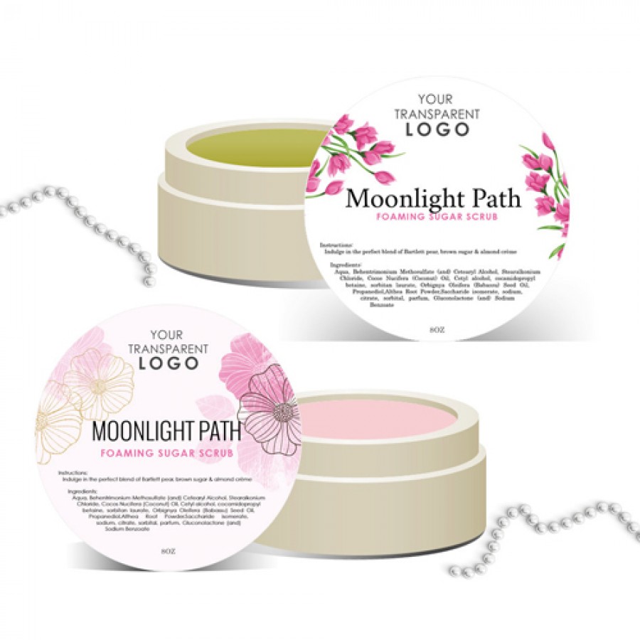 Oval Hair Serum Labels