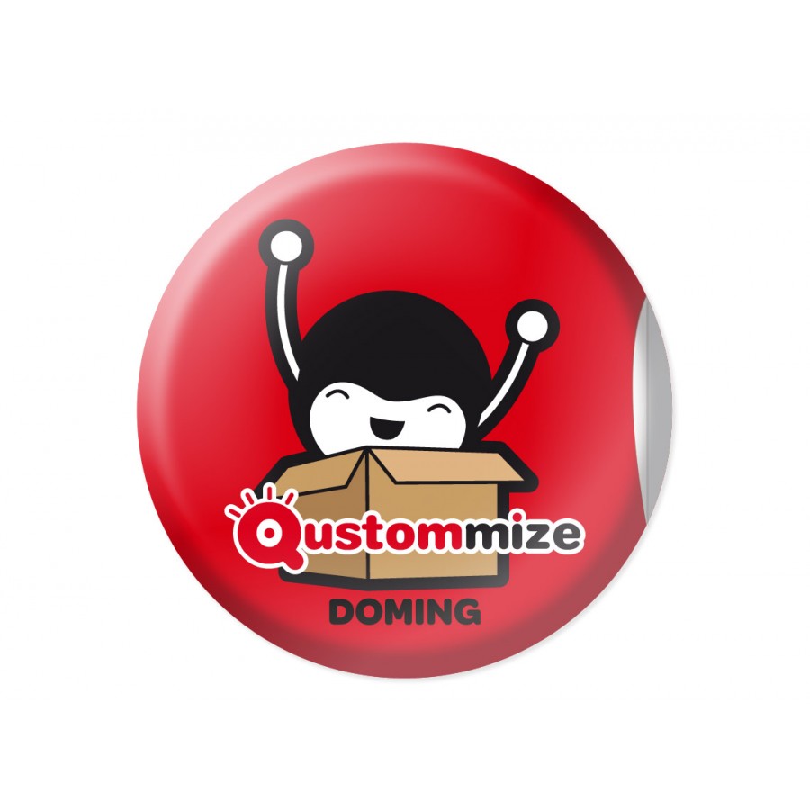 Round Resin Domed Labels Printing