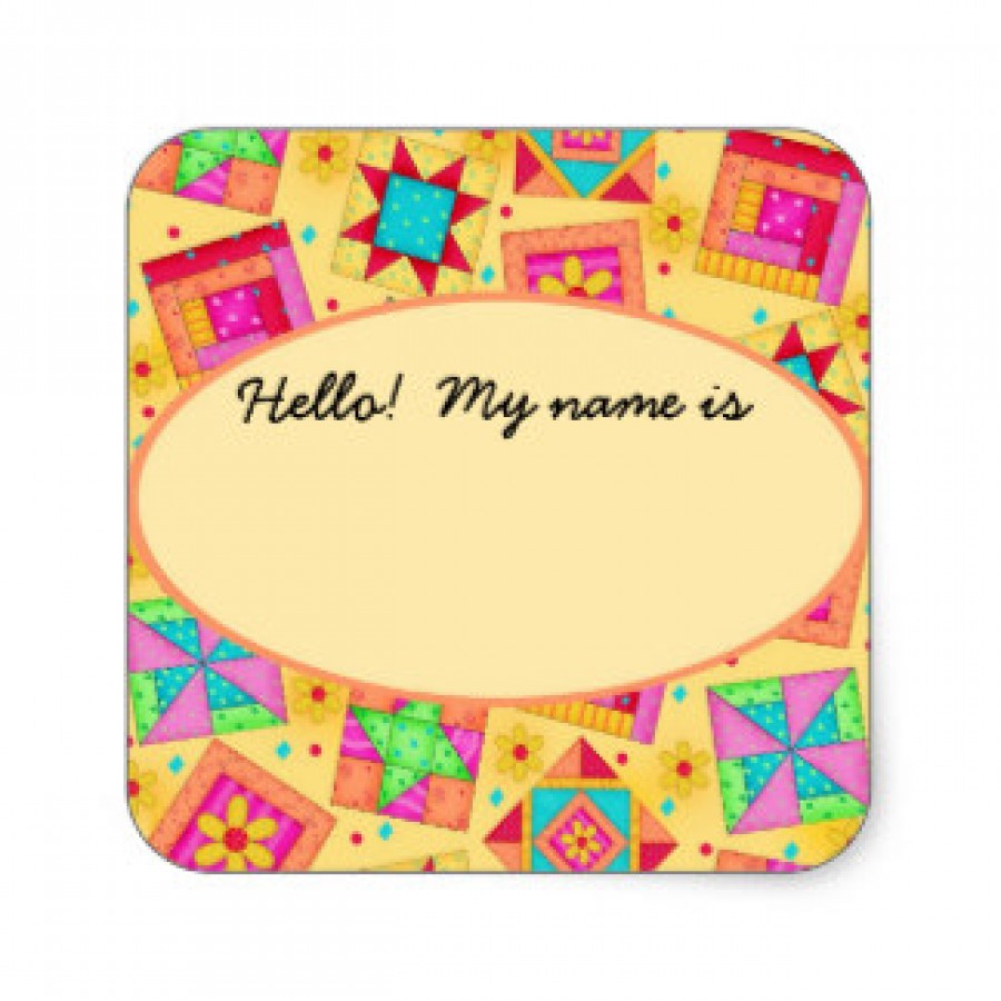 Block-Out Square Vinyl Labels