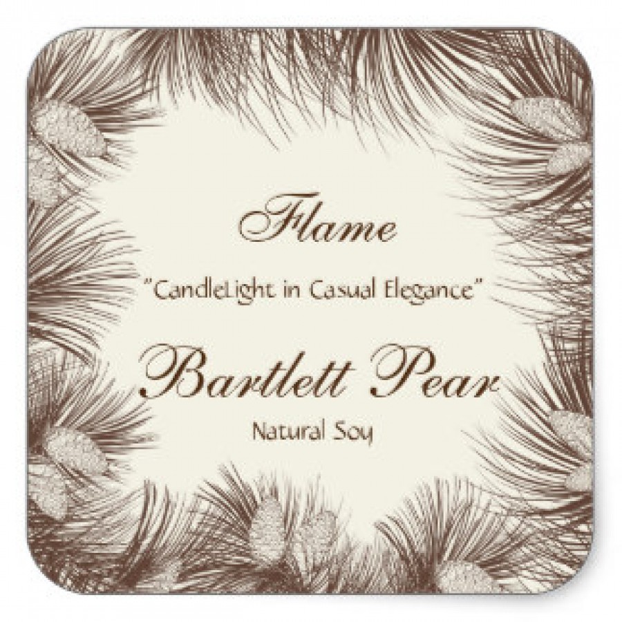 Square Candle Labels