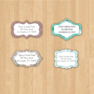 Die Cut Bath & Beauty Labels
