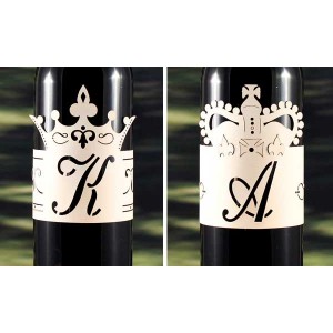 Die Cut Bottle Labels