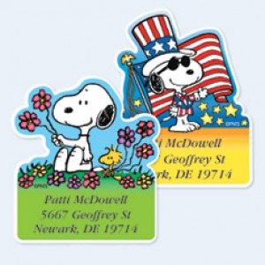 Die Cut Return Address Label Printing