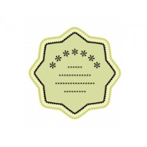 Body Product Die Cut Labels