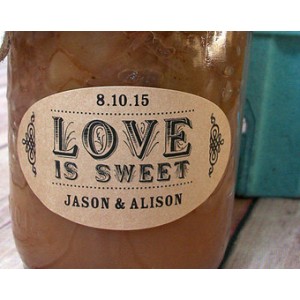 Oval Jar Labels