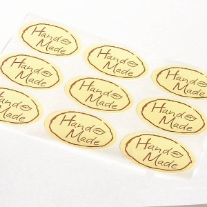 Oval Packaging Labels Printing