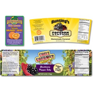 Oval Product Labels Printing