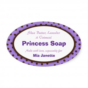 Oval Soap Labels
