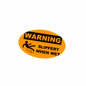 Oval Warning Labels 