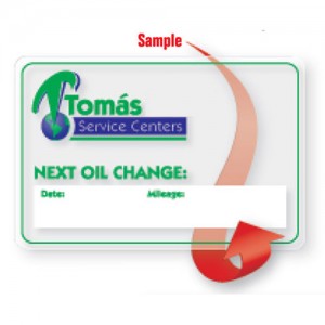 Rectangle Static Cling Labels