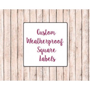 Square Bath & Beauty Labels