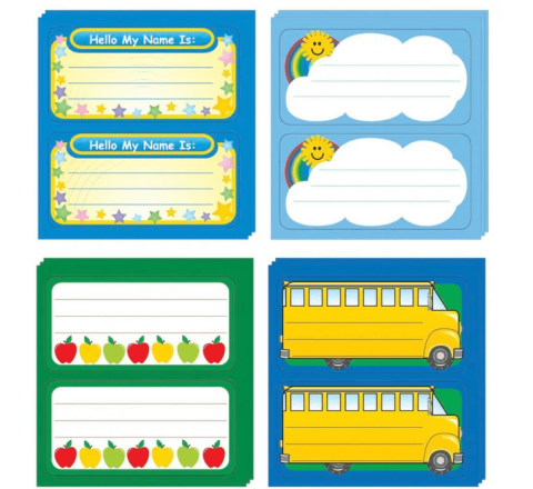 School Name Labels