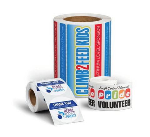 Charity Mailer Stickers