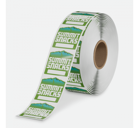 High-Gloss Square Stickers