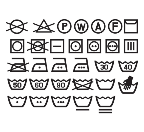 Laundry Care Stickers