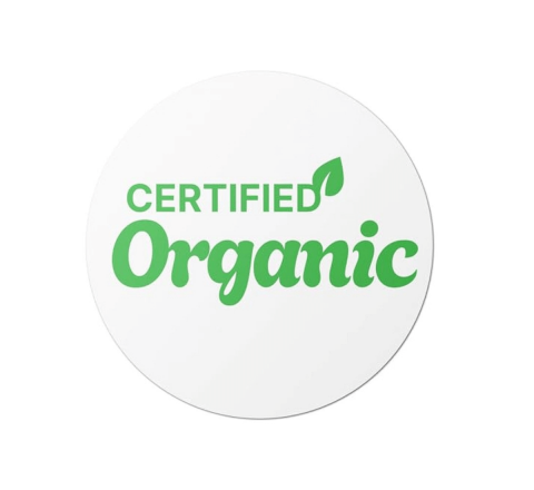 Organic Certification Stickers
