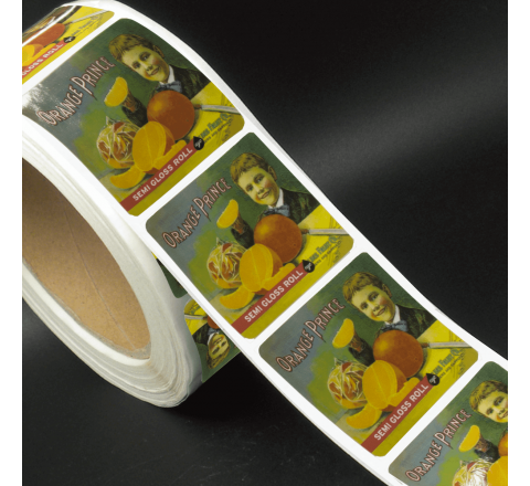 Satin Square Stickers