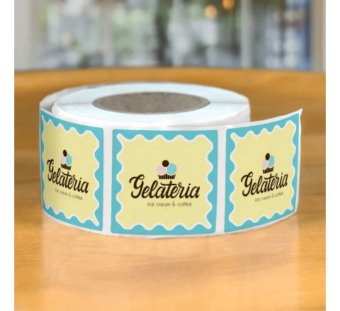 Square Paper Stickers