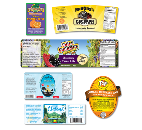 Custom Product Labels Printing