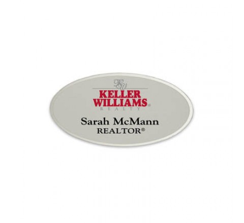 Oval Frosted / Etched Labels