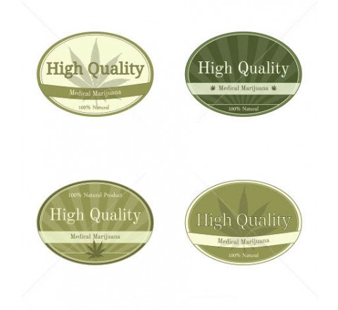 Oval Health & Beauty Labels