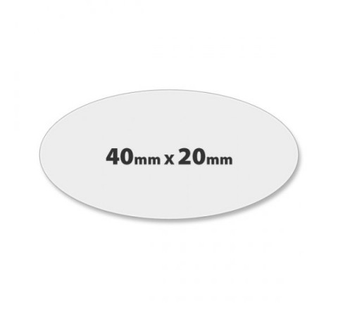 Oval Paper Label Printing