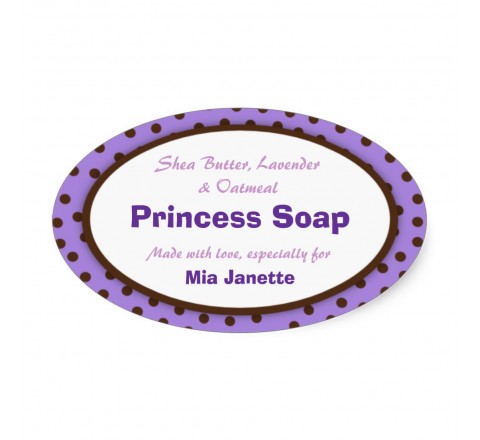 Oval Soap Labels