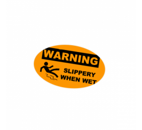 Oval Warning Labels 