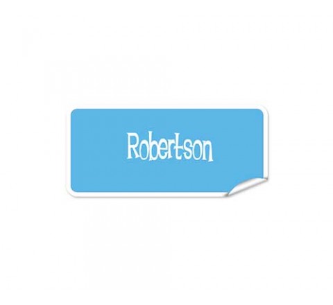 Household Rectangle Labels