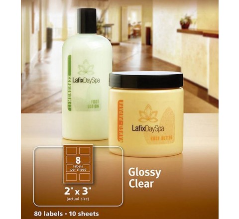 Rectangle Premium Paper Label Printing