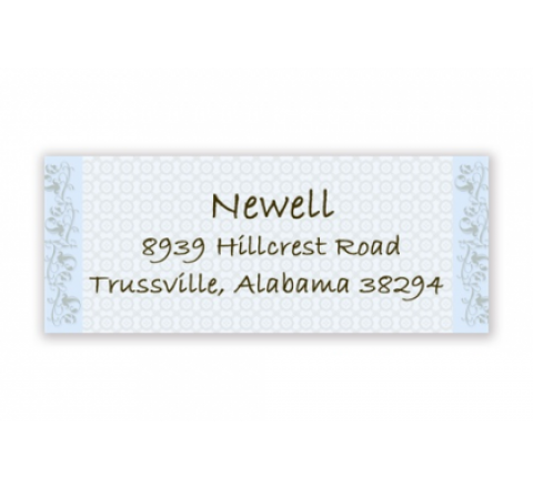 Rectangle Return Address Label Printing