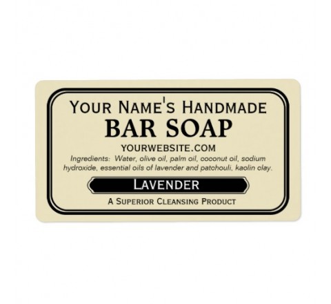 Rectangle Soap Labels