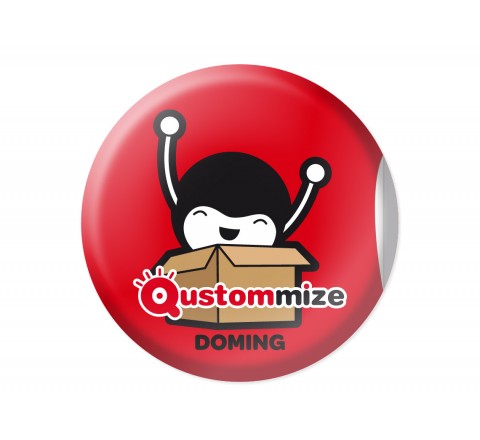 Round Resin Domed Labels Printing