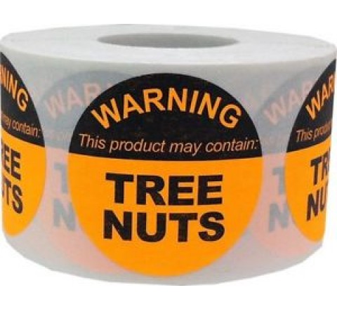 Round Warning Labels 