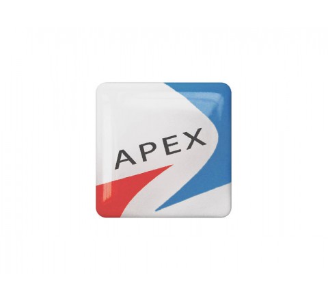 Square Resin Domed Labels Printing
